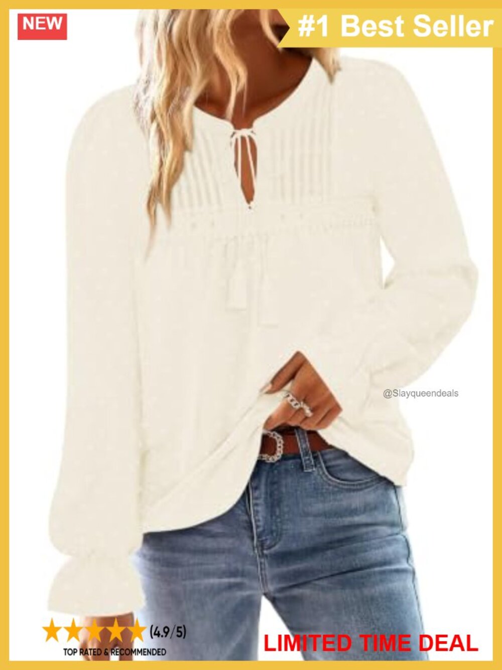 Womens Swiss Dot Lace Boho Tunic Top Long Sleeve Peasant Blouse